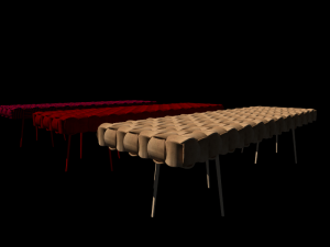 banking with plot 3D Model