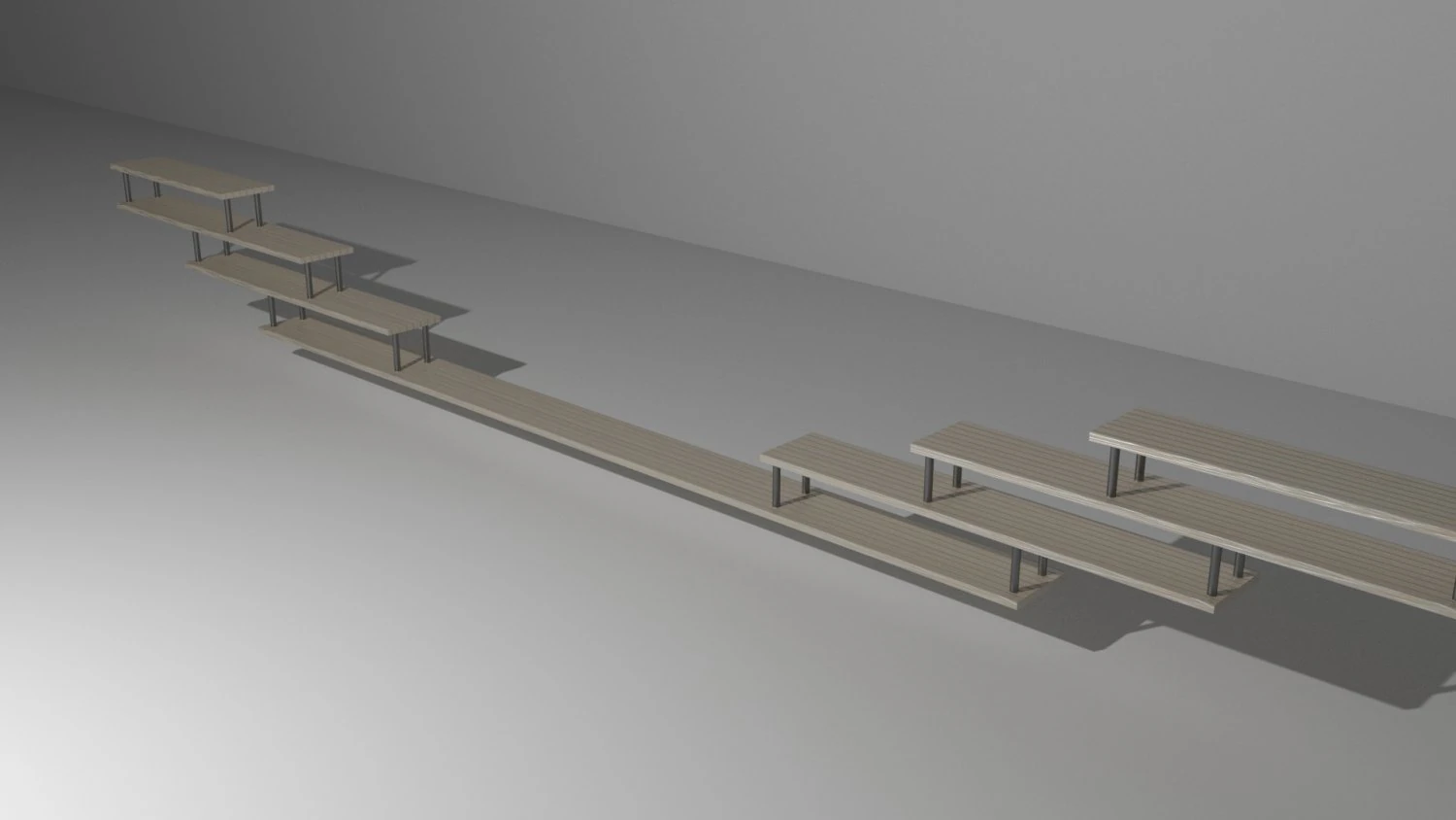 书架 3D 模型 .c4d .max .obj .3ds .fbx .stl .blend 