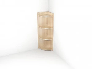 estante de livros Modelo 3D