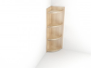 book shelf Modello 3D
