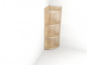 scaffale per libri Modello 3D