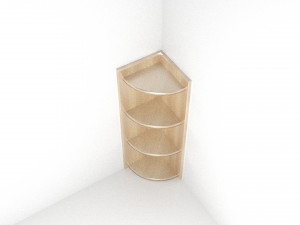 book shelf Modello 3D