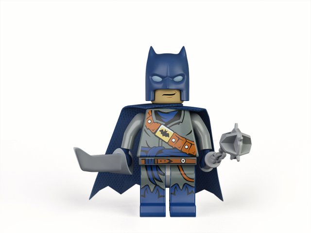 batman lego rigged low poly 3D in 3DExport