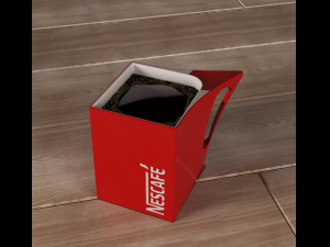 square mug 3D 모델