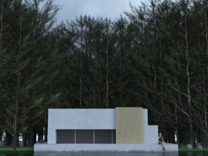 будинок на річці 3D Модель