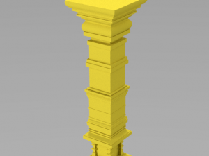 Decorative Classic Columns 3D Model