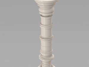Decorative Classic Columns 3D Model
