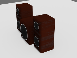 custom audio system 3D Model