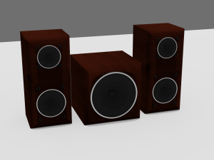 custom audio system 3D Model