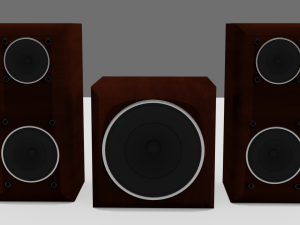 custom audio system 3D Model