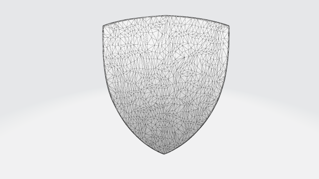 shield with targarian logo Modello 3D .c4d .max .obj .3ds .fbx .stl .blend 