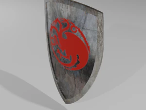 tarcza z logo targarian Model 3D