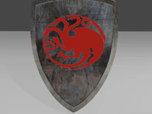 tarcza z logo targarian Model 3D