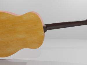 acoustic guitar 3D Model