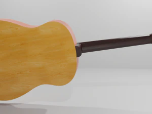 acoustic guitar 3D Model
