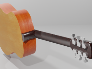 acoustic guitar 3D Model