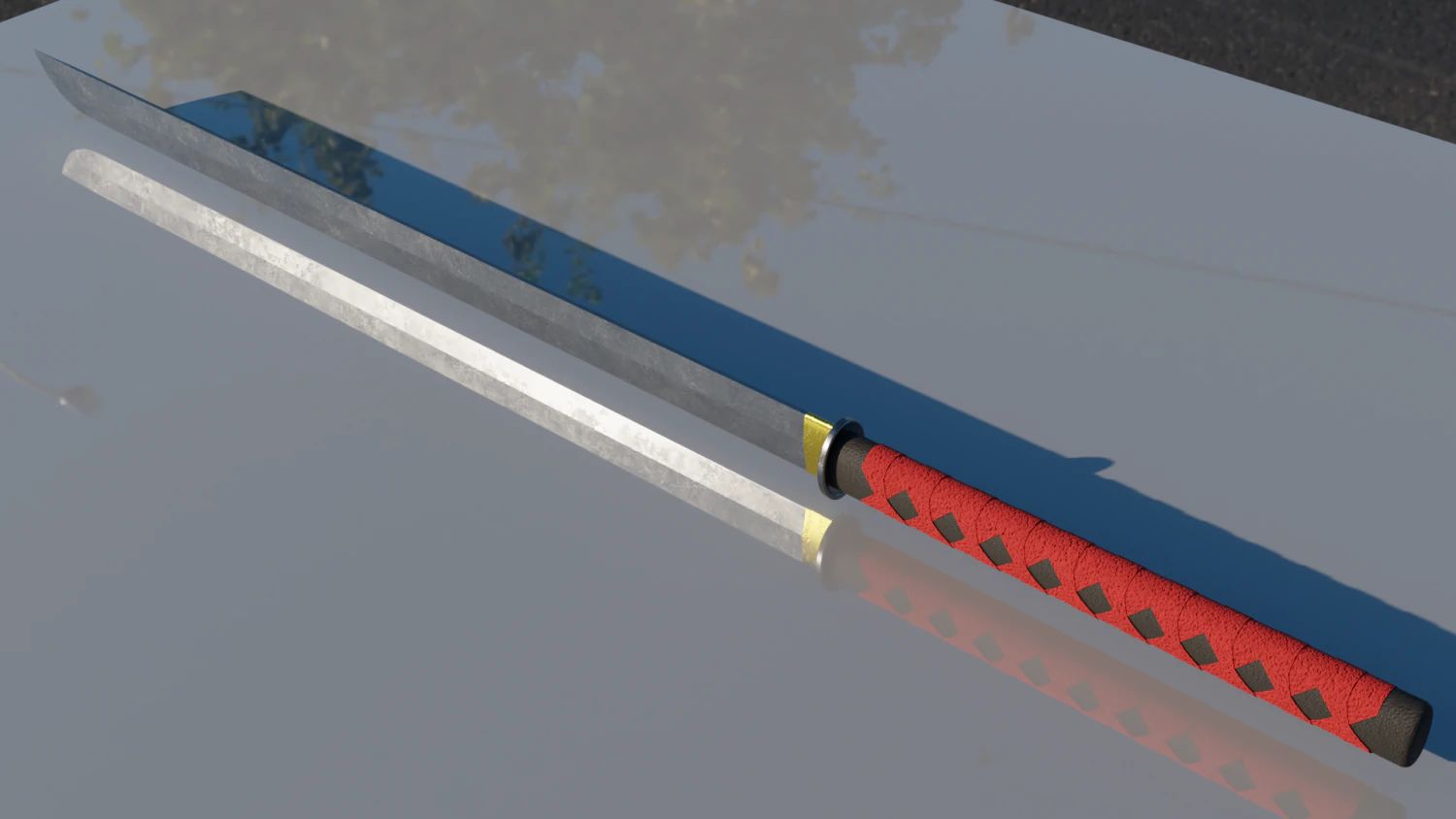 sword in asian style 3D Model .c4d .max .obj .3ds .fbx .stl .blend 