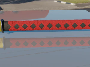 sword in asian style 3D Model