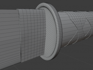 sword in asian style 3D Modell