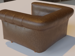 leather chair 3D Model
