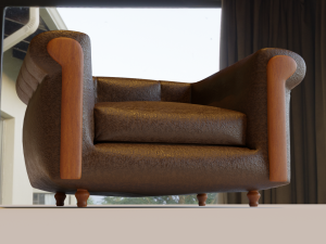leather chair 3D Model