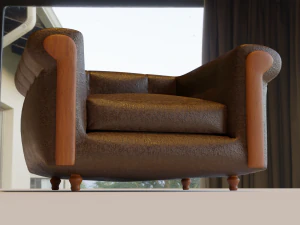 leather chair 3D Model