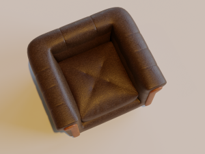 leather chair 3D Model