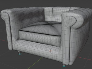 leather chair 3D Model