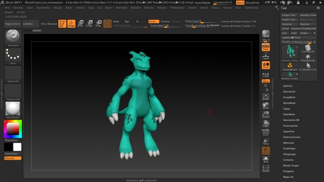 charbasor pokemon 3d printing Modello di stampa 3D .c4d .max .obj .3ds .fbx .stl .blend