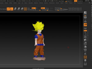 goku super 2 3D-printmodel