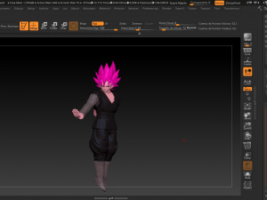 black goku rose 3D-printmodel