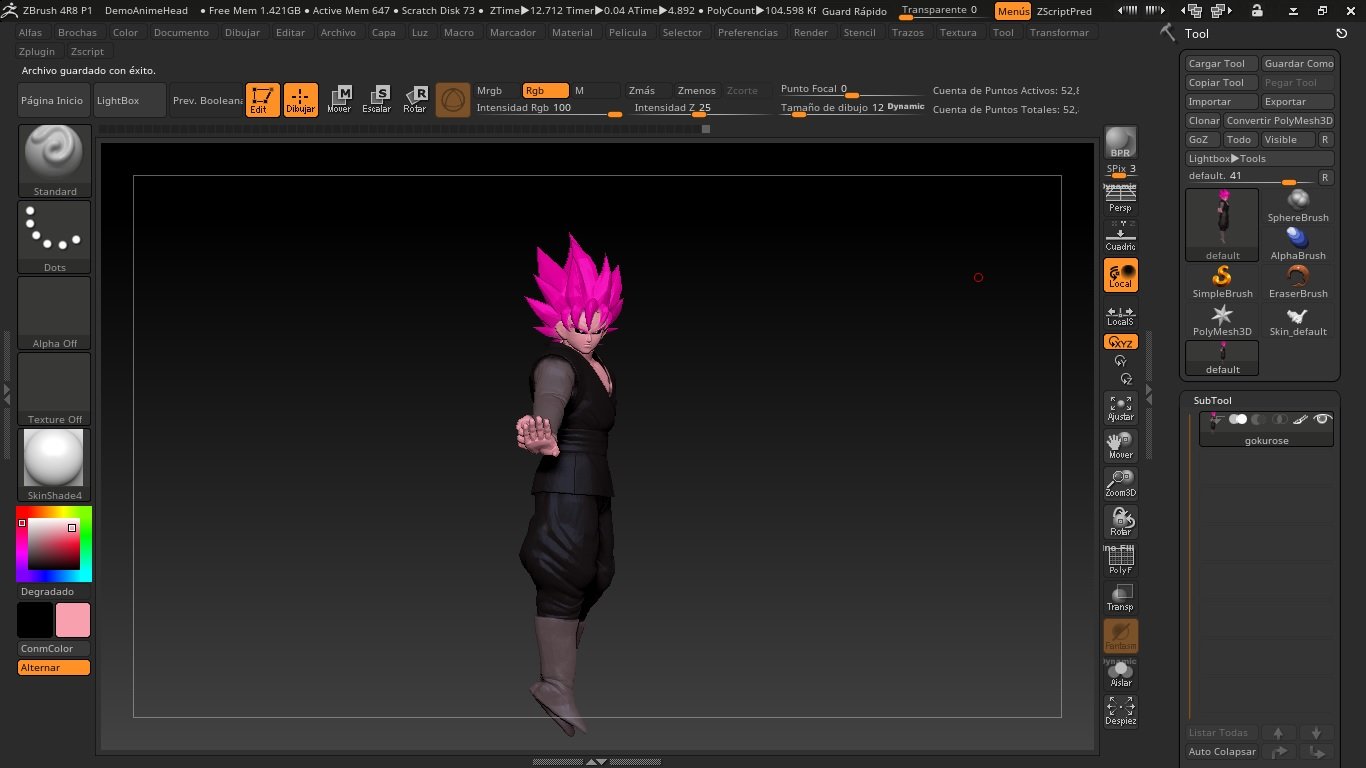 3D file Goku Black Rose SSJ3 Mastered 🌹・Model to download and 3D