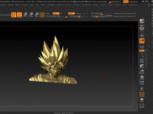 busto goku 3D-printmodel