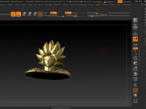 busto goku 3D Print Model