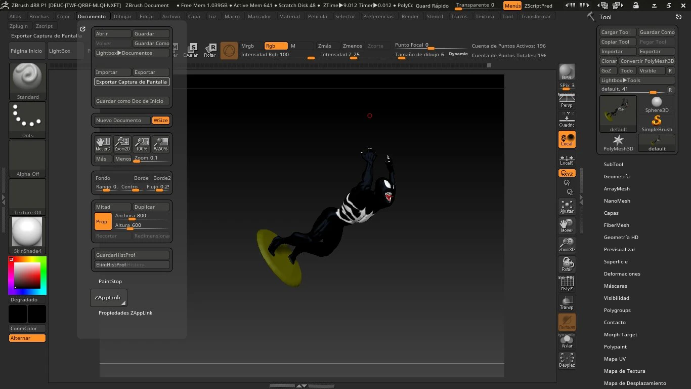 venom body 3d 3D Print Model .c4d .max .obj .3ds .fbx .stl .blend 
