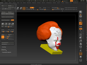 pennywise 3D प्रिंट मॉडल