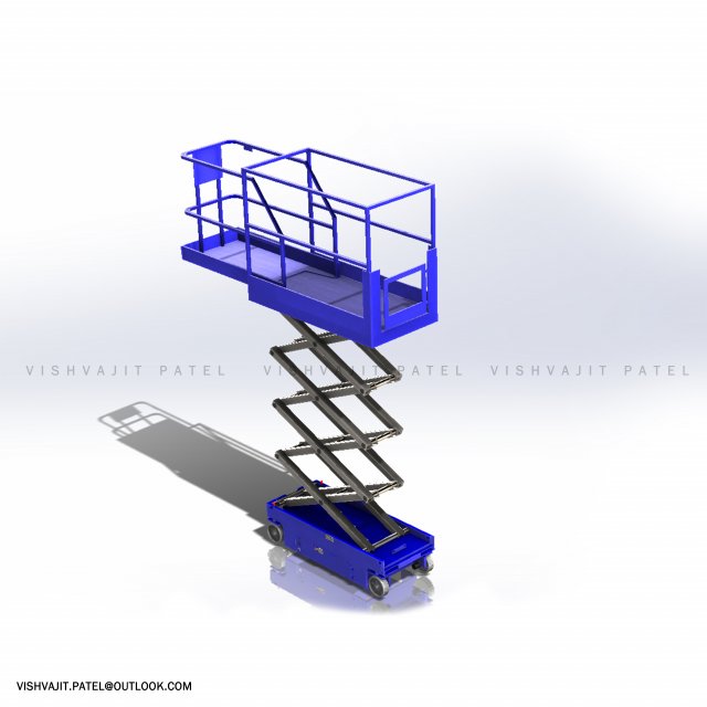 Scissor Lift 3D-Modell .c4d .max .obj .3ds .fbx .stl .blend 
