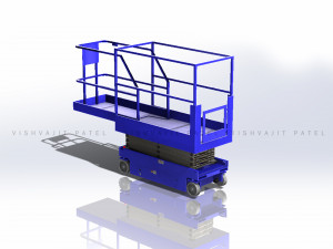 Scissor Lift 3D-Modell