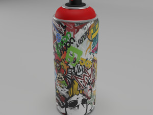 spray paint 3D Model