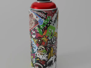 Spr&uuml;hfarbe 3D Modell