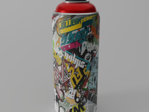 spray paint Modello 3D