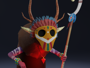 shaman 3D Model