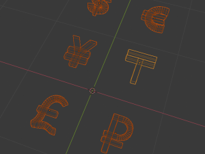 currency Model 3D