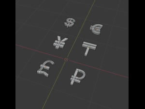 currency Model 3D