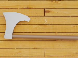 low poly viking Modelo 3D
