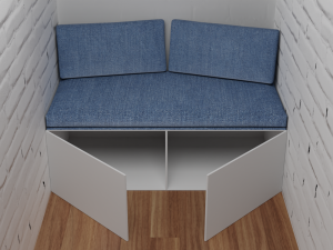 sofa for the loggia Model 3D