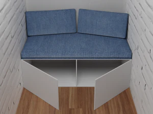 sofa for the loggia 3D Model