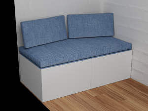 sofa for the loggia Model 3D