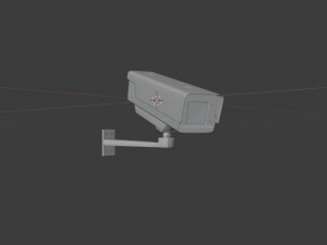 outdoor surveillance camera 3D-Modell