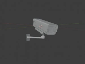 outdoor surveillance camera 3D Model